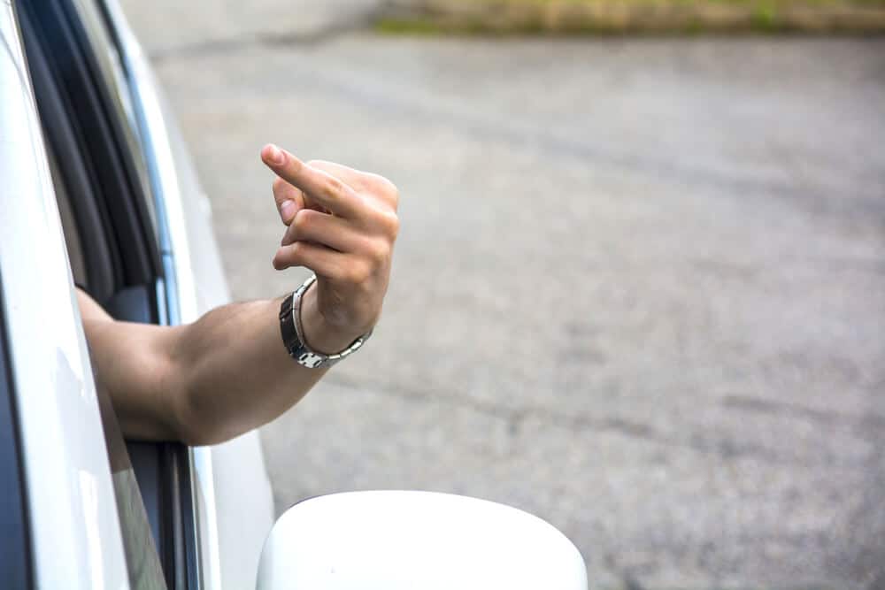 Road Rage Finger