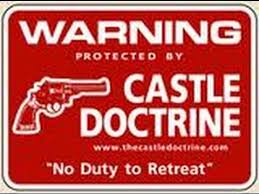 Protected by Castle Doctrine Sign