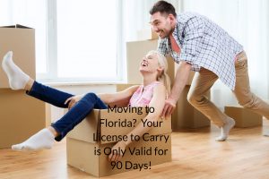 Your Current Concealed Carry license is valid for 90-days