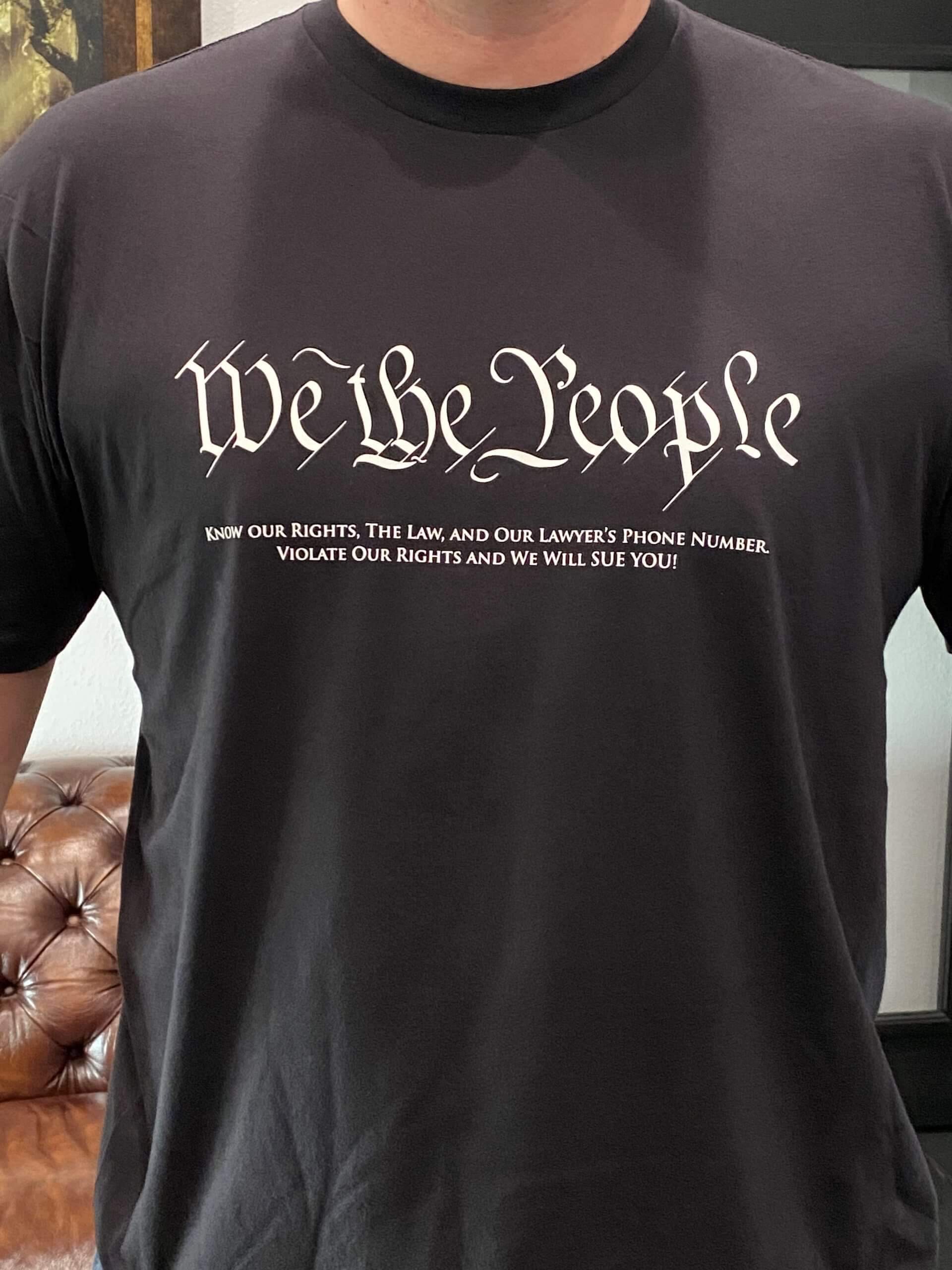 We The People TShirt The Firearm Firm