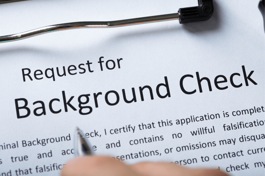Request for Background Check