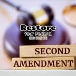 Gun Right Restoration on gavel for second Amendment